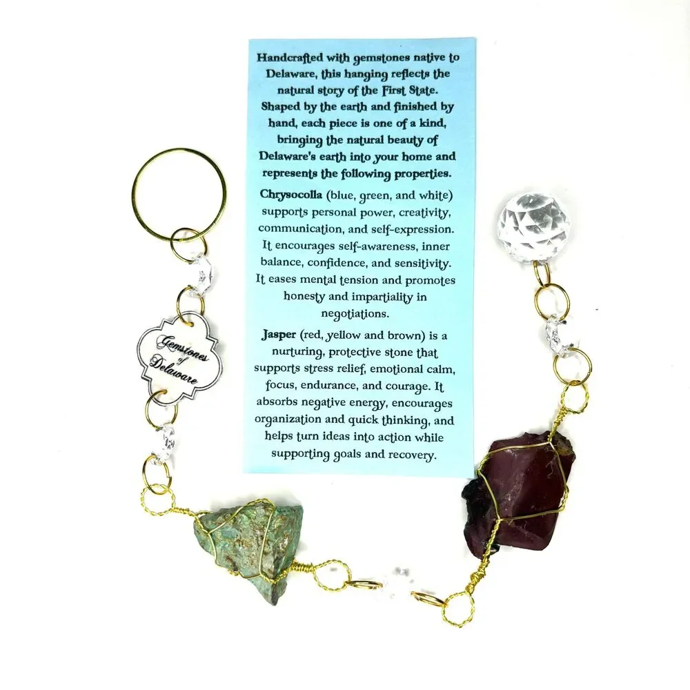 Delaware Jasper & Chrysocolla Wall Hanging Gemstones of Delaware Collection